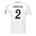 Real Madrid Daniel Carvajal #2 Domácí Dres 2024-25 Krátkým Rukávem